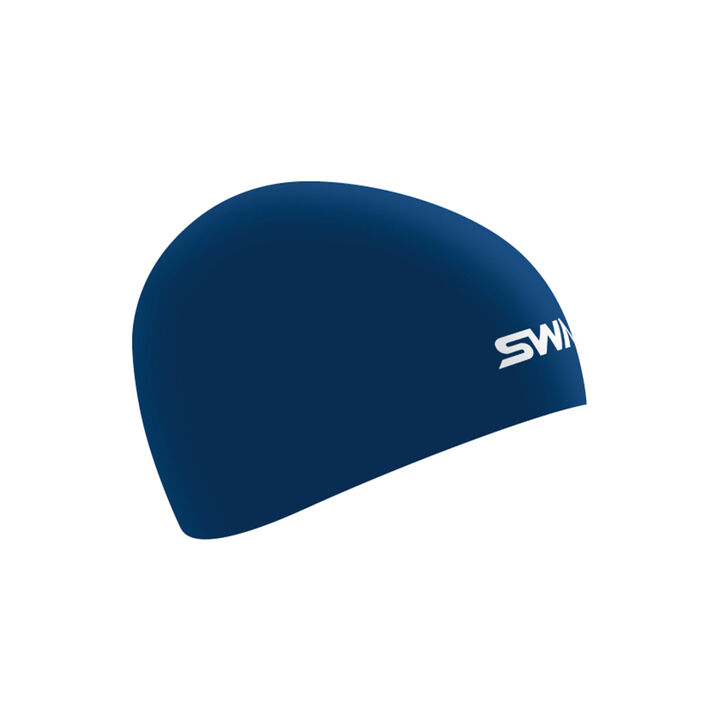 SWANS SA-10 NAV Navy SILICONE SWIM CAP