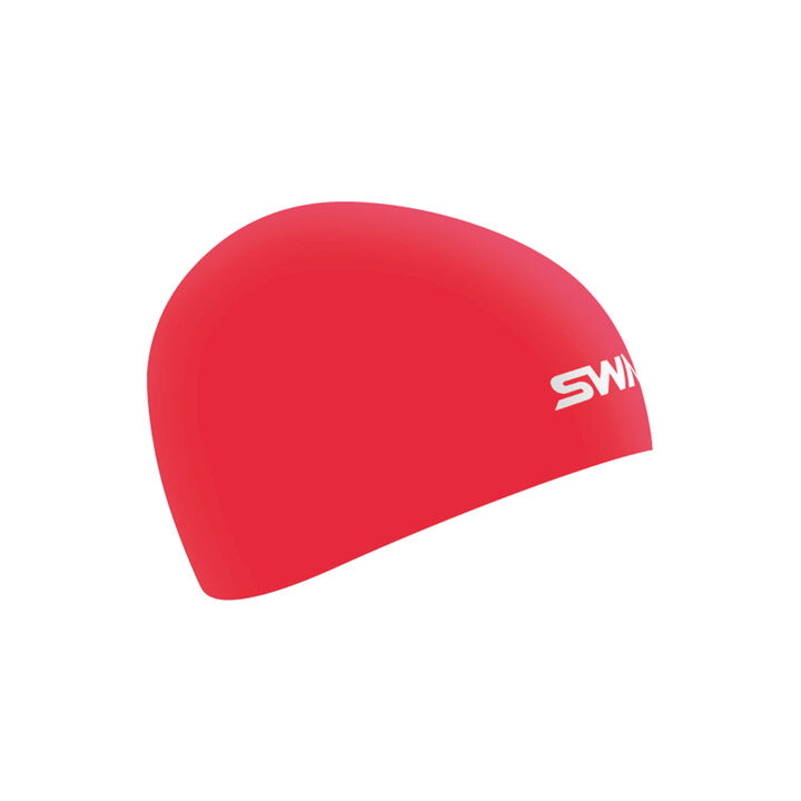 SWANS SA-10 R Red SILICONE SWIM CAP
