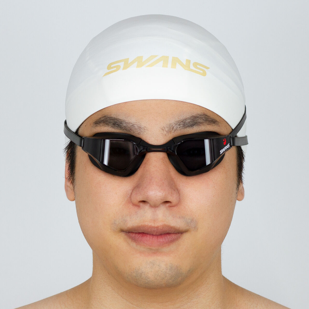 SWANS VALKYRIE SR72MPAF Navy Lens x Orange Mirror SWIM GOGGLE Swans