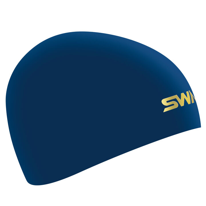 SWANS SA-10S NAV Navy SILICONE SWIM CAP