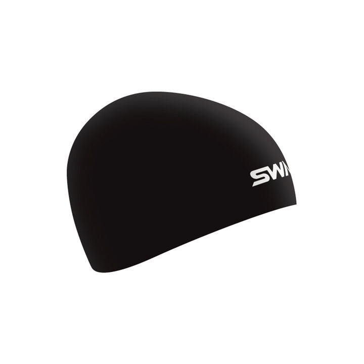 SWANS SA-10 BK Black SILICONE SWIM CAP