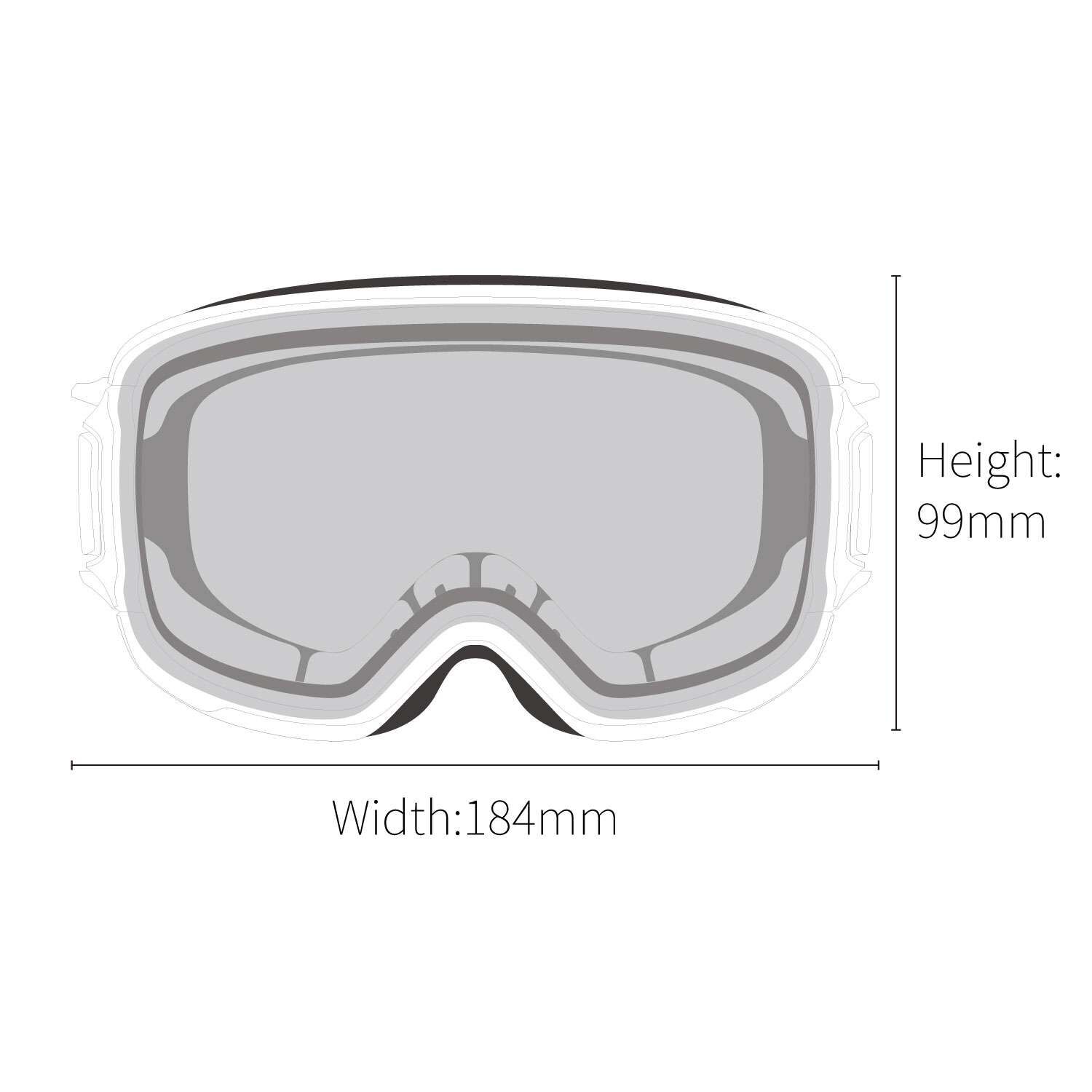 スキー・スノーボードアクセサリー SWANS RIDGELINE-MDH-CMIT-RD RIDGELINE MIT red mirror x Photochromic light smoke/TI/R | SWANSⓇ