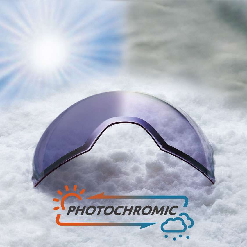 ROVO MIT blue mirror x Photochromic light smoke lens/SPW | SWANSⓇ