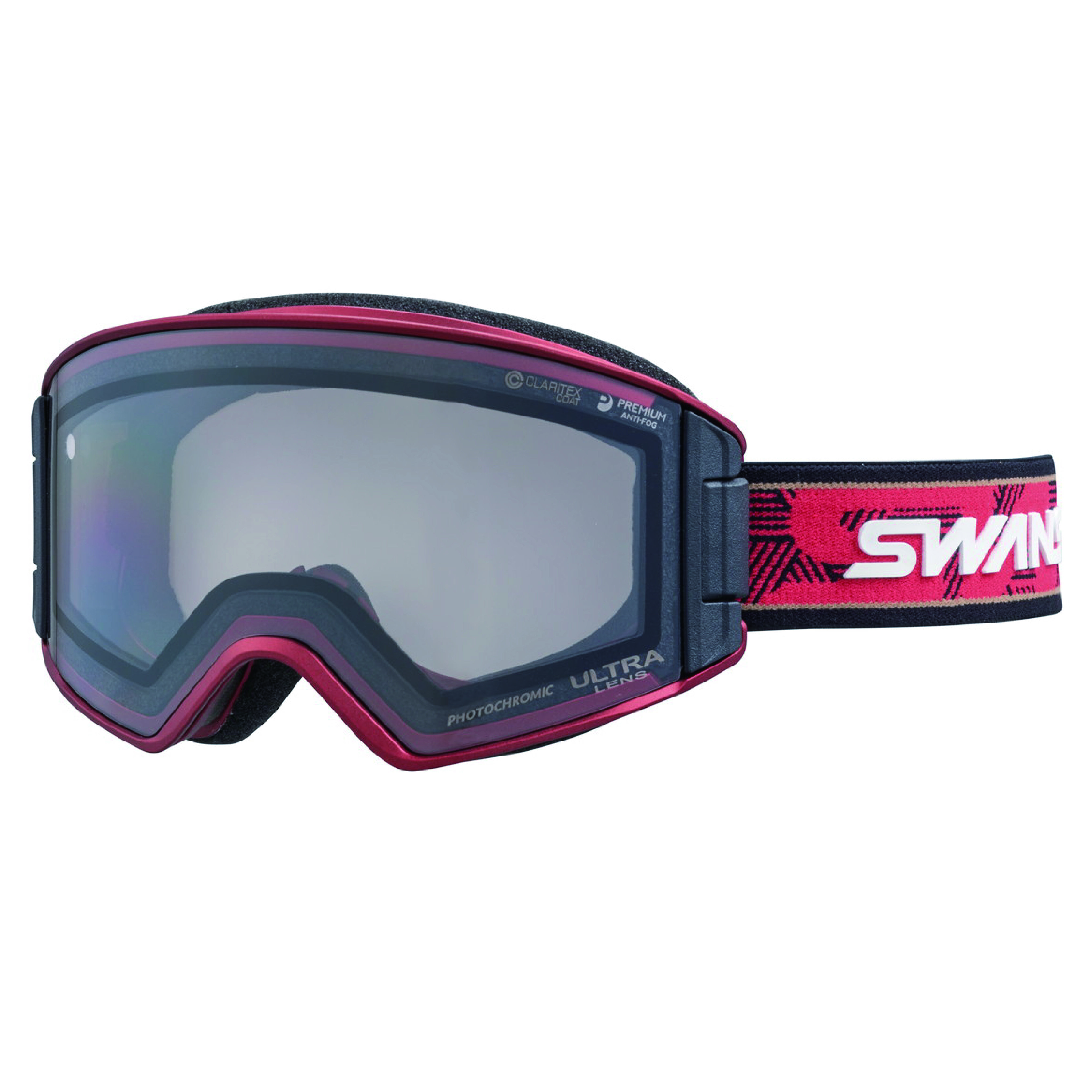 Outback Swans Snow Goggles Swans Outback ゴーグル 換気 平面 Dice